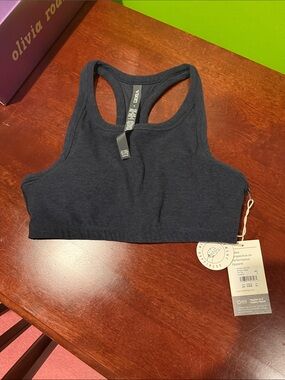 Vuori Elevation Racer Bra Midnight Heather